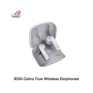 ASUS ROG CETRA ANC TWS Wireless Earphones Bluetooth Gaming Earbuds Low Latency True Wireless Charging IPX4 Waterproof Moonlight White