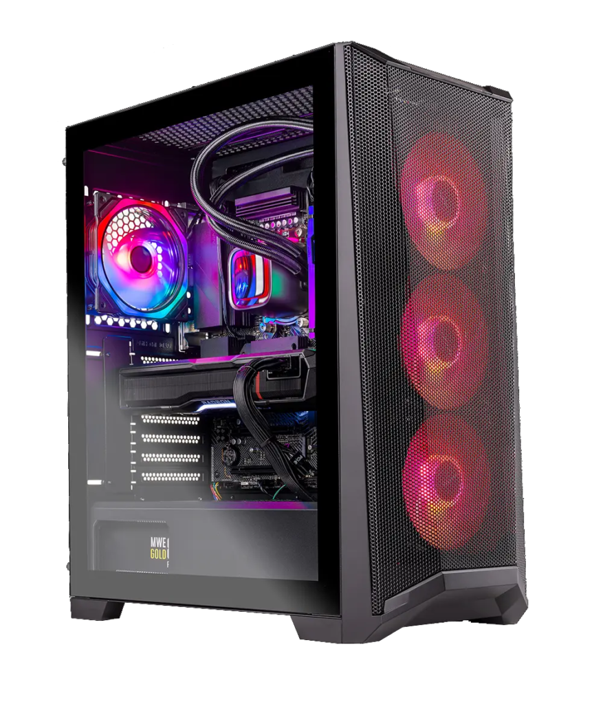 Chronos 2 model gaming PC with AMD Radeon RX 7900 XTX graphics card.