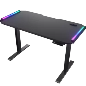 Cougar E Deimus 120 Gaming Desk, front top angle